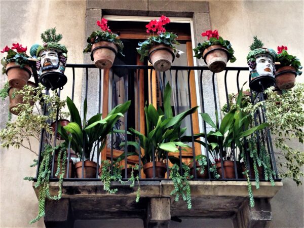 Decorated Balcony, Taormina