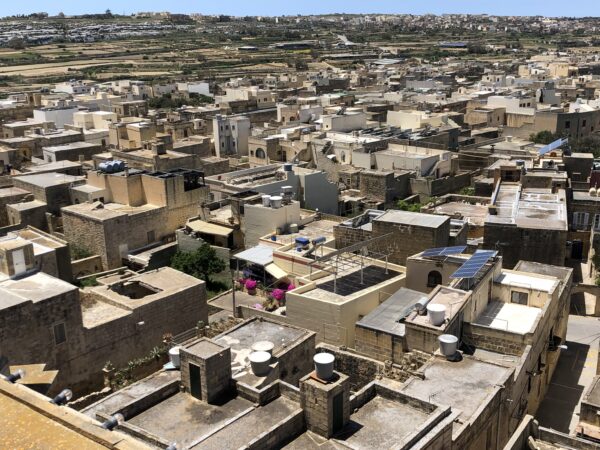 Xewkija village rooftops