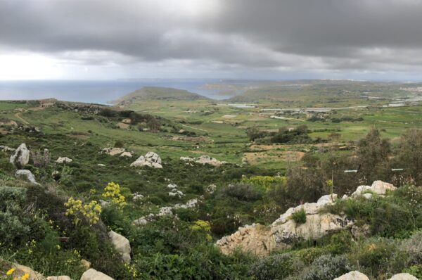 View across to Gozo & Comino