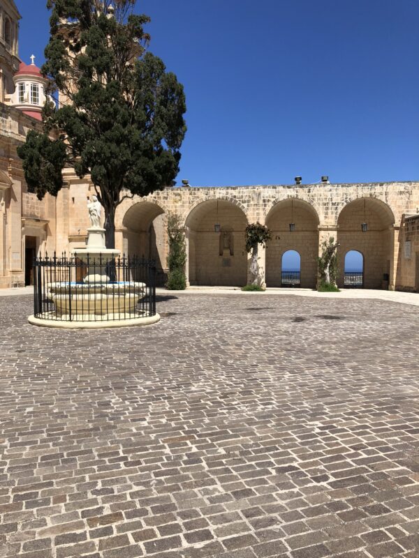 Courtyard at Mellieha Church