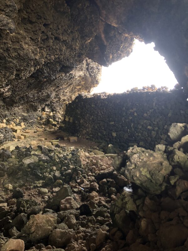 Inside Ghajn Abdul caves, Kercem