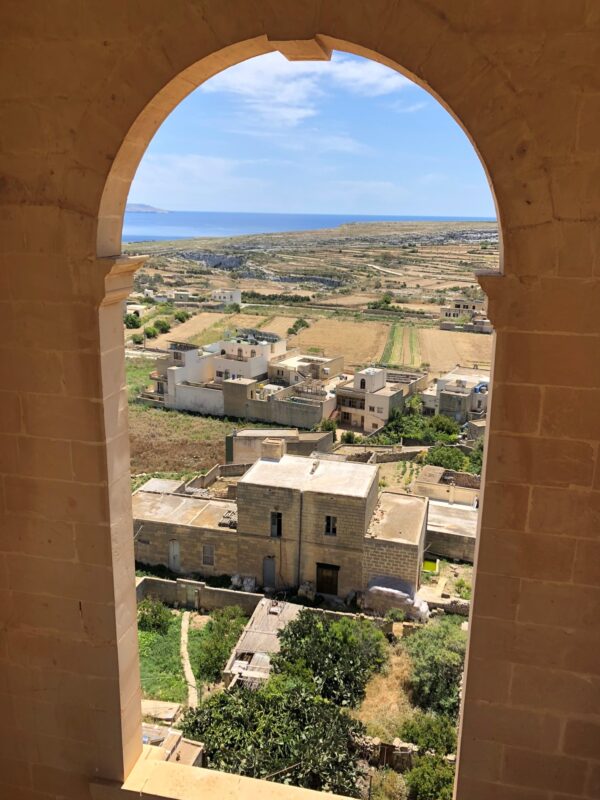 View from Xewkija Rotunda