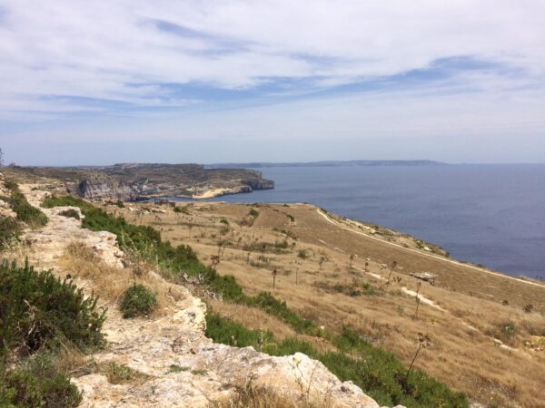 Looking from Gozo to Malta