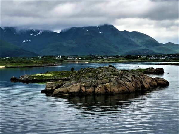 Entering Lofoten Harbour