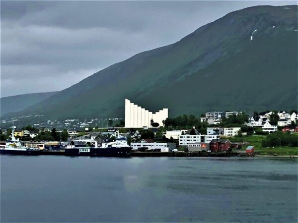 Entering Tromso Harbour