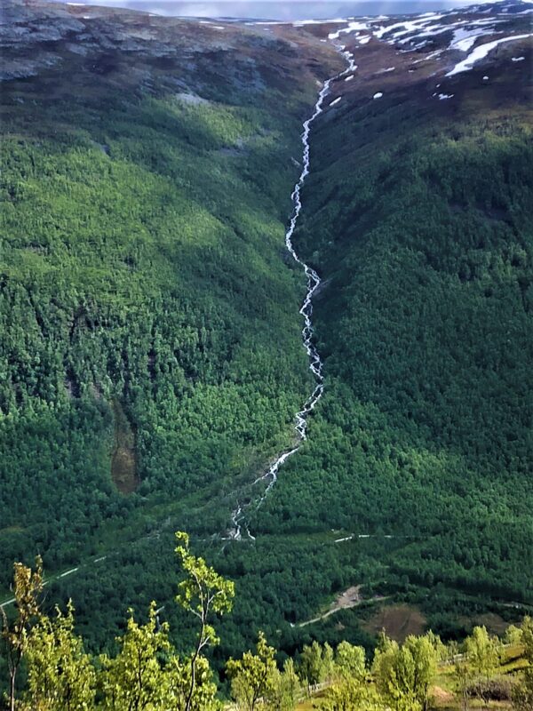 View from Mt Storsteinen, Tromso