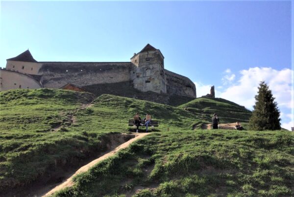 Outside Castle Rasnov