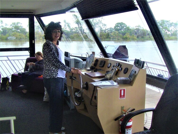 Steering the houseboat: easy