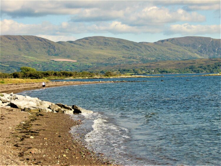 Sheltered west coastline