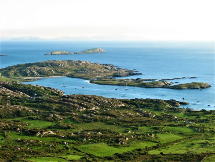 Sheltered west coastline