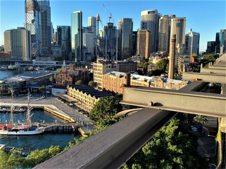 The Rocks Area from the Bridge